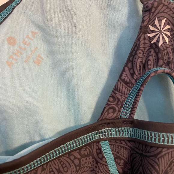 Athleta Grey and Blue Designed Tankini - Picture 5 of 6